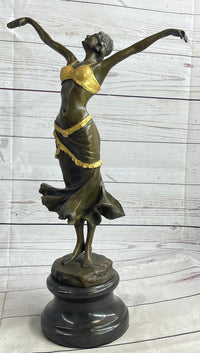Paul Philippe 'Russian Dancer' Vintage Bronze Sculpture