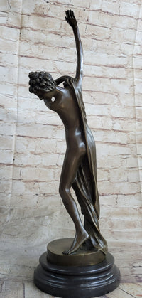 100% Solid Nude Roman Dancer Entertainer Sculpture