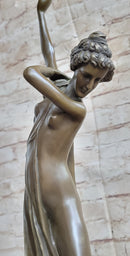 100% Solid Nude Roman Dancer Entertainer Sculpture