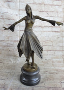 Bruno Zach Captive Dancer Bronze Sculpture Art Nouveau