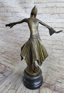 Bruno Zach Captive Dancer Bronze Sculpture Art Nouveau