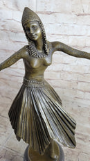Bruno Zach Captive Dancer Bronze Sculpture Art Nouveau