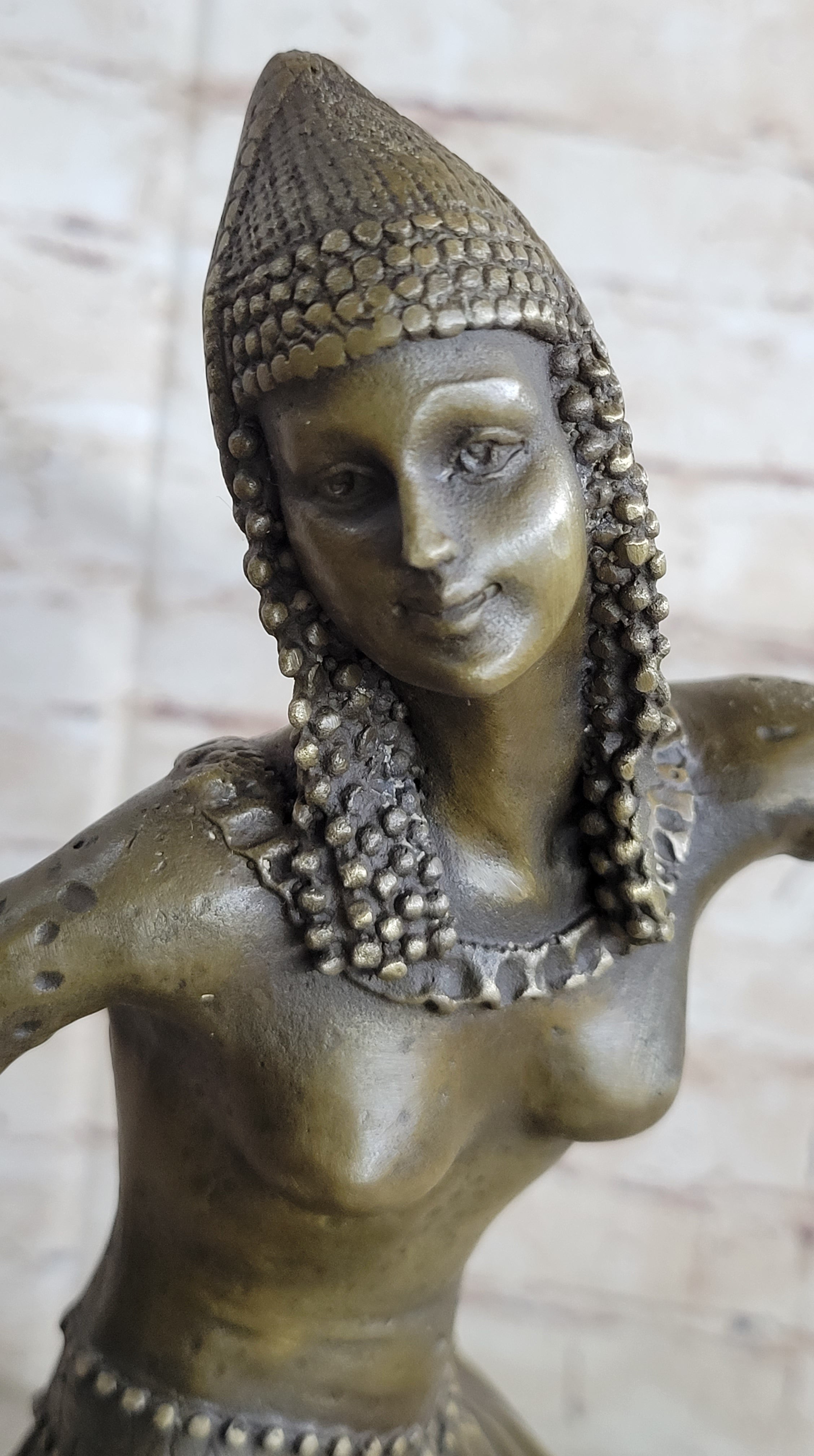 Bruno Zach Captive Dancer Bronze Sculpture Art Nouveau