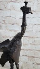 Pablo Picasso Steampunk Abstract Ostrich Bird Bronze Sculpture