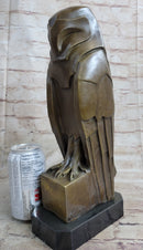 Salvador Dali Abstract Modern Art Owl Bronze Sculpture Marble Statue Home Decor