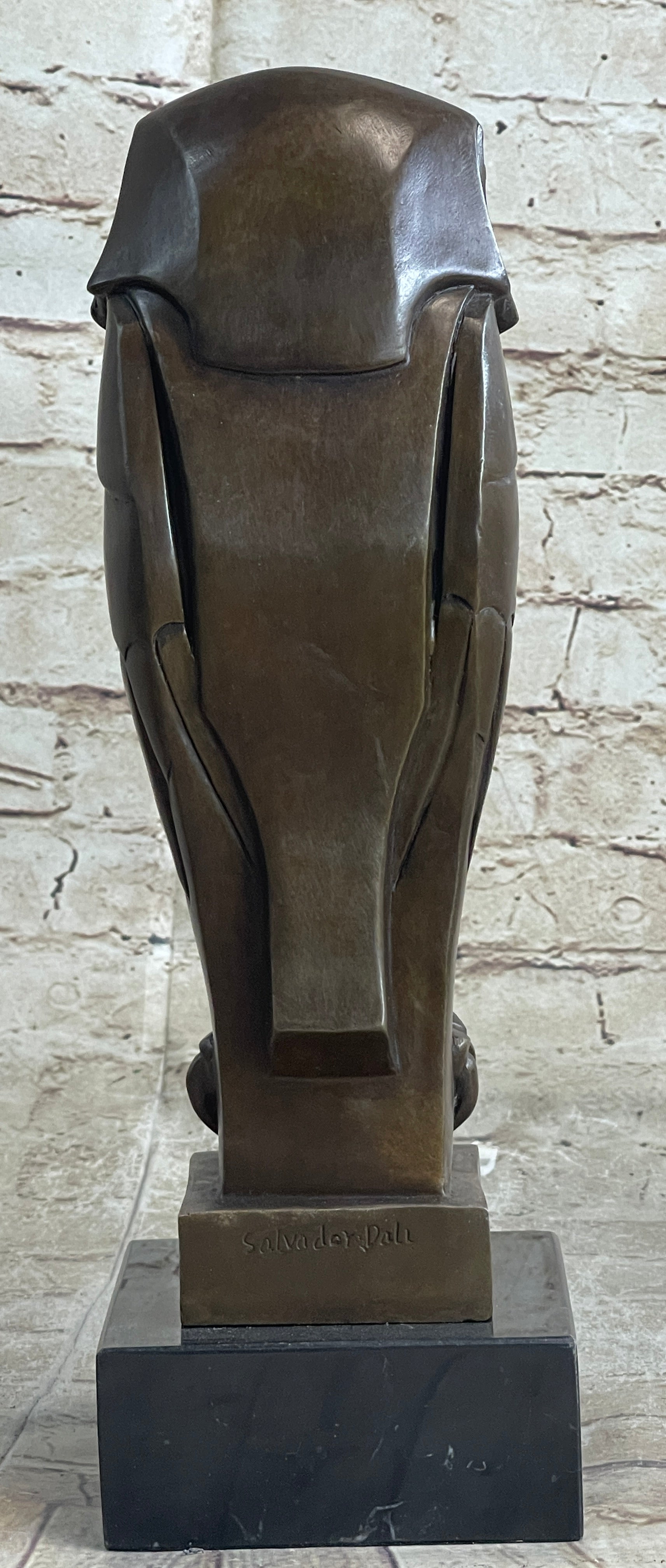 Art Deco Bronze Owl – Modern Stylized Bird