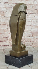 Art Deco Bronze Owl – Modern Stylized Bird