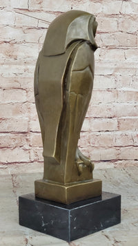 Art Deco Bronze Owl – Modern Stylized Bird