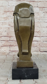 Art Deco Bronze Owl – Modern Stylized Bird