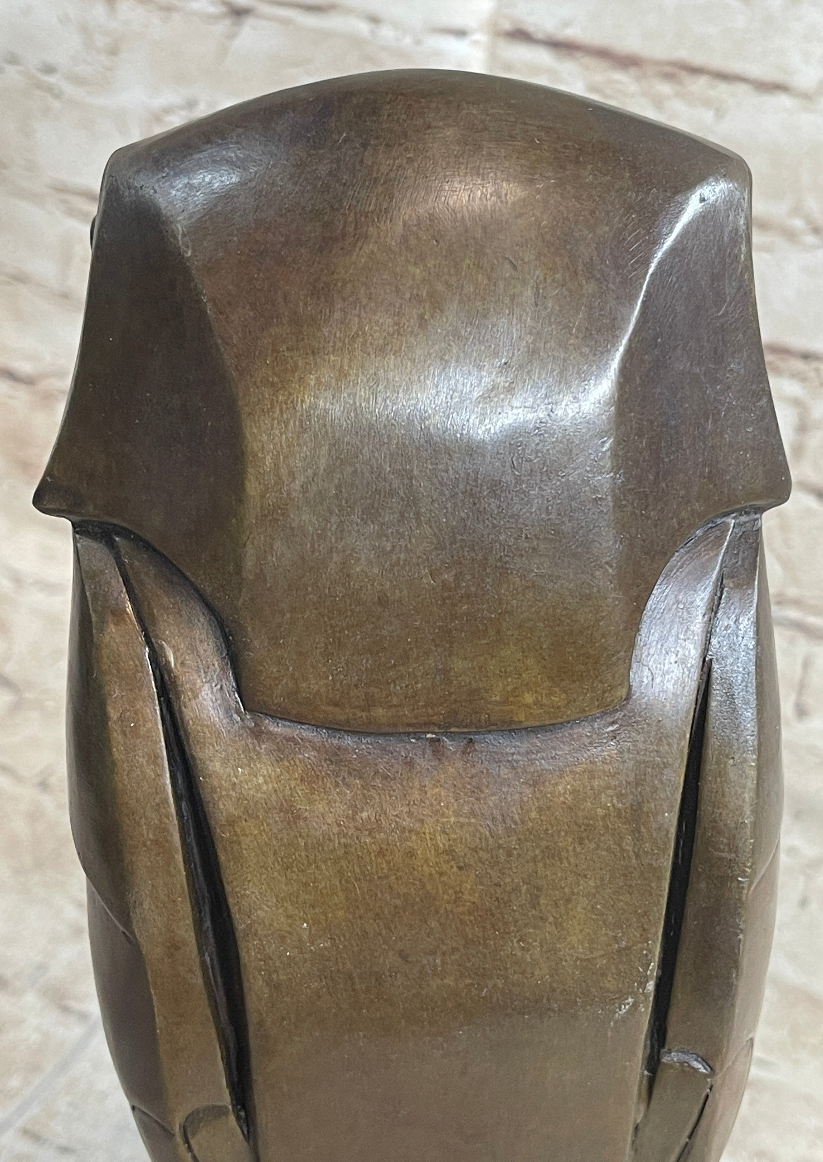 Art Deco Bronze Owl – Modern Stylized Bird