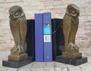 Salvador Dali Abstract Owl Bronze Sculpture Marble