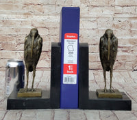 Salvador Dali Pelican Bookends Bronze Bird Lover Sculpture