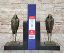 Salvador Dali Pelican Bookends Bronze Bird Lover Sculpture