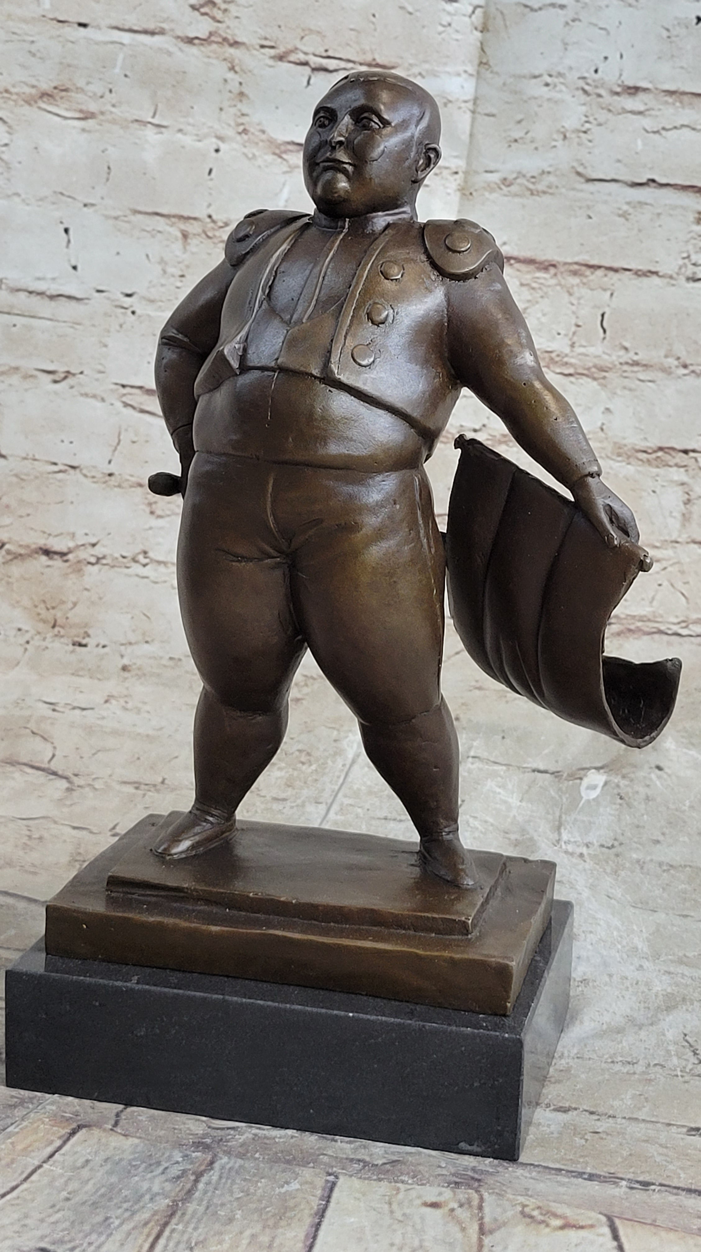 Matador Bronze Sculpture After Fernando Botero