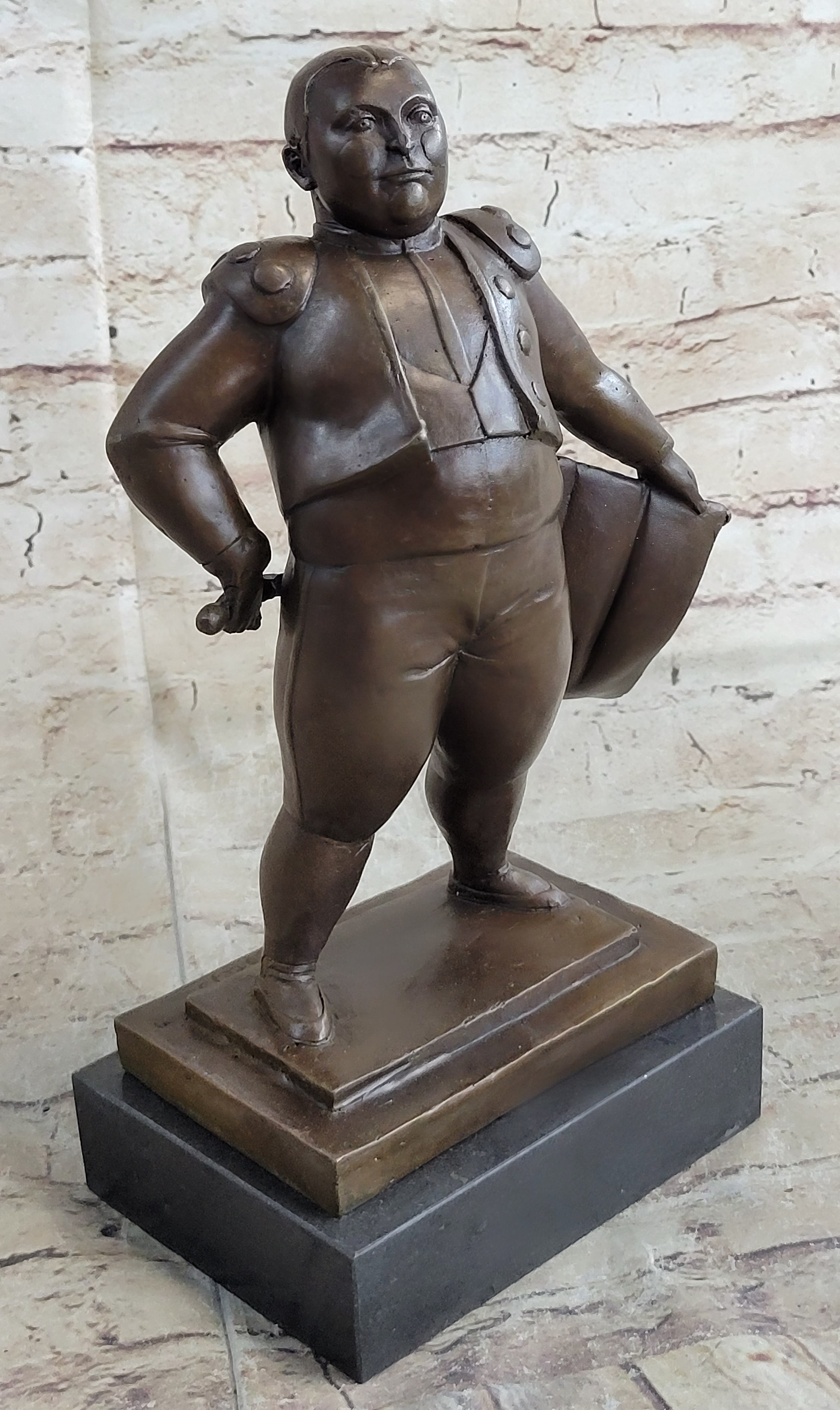 Matador Bronze Sculpture After Fernando Botero
