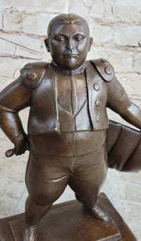 Matador Bronze Sculpture After Fernando Botero
