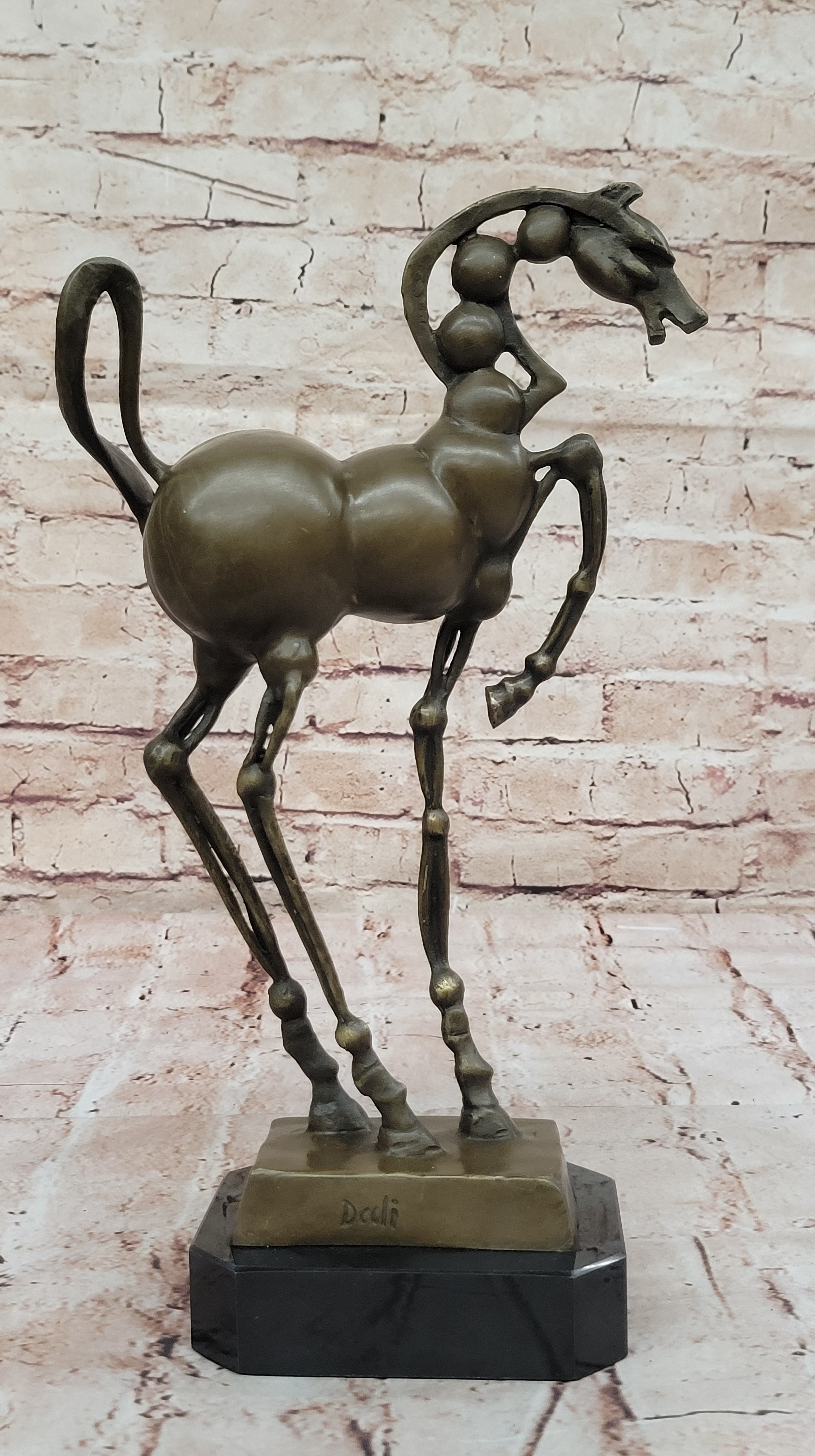 Surreal Abstract Horse Sculpture after Salvador Dali