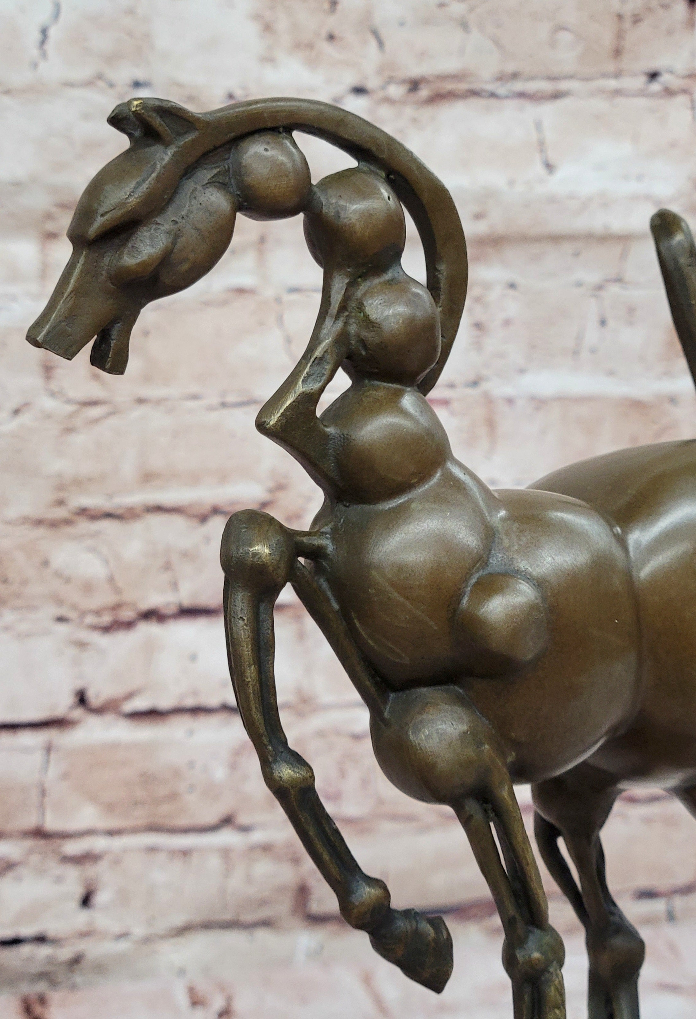 Surreal Abstract Horse Sculpture after Salvador Dali