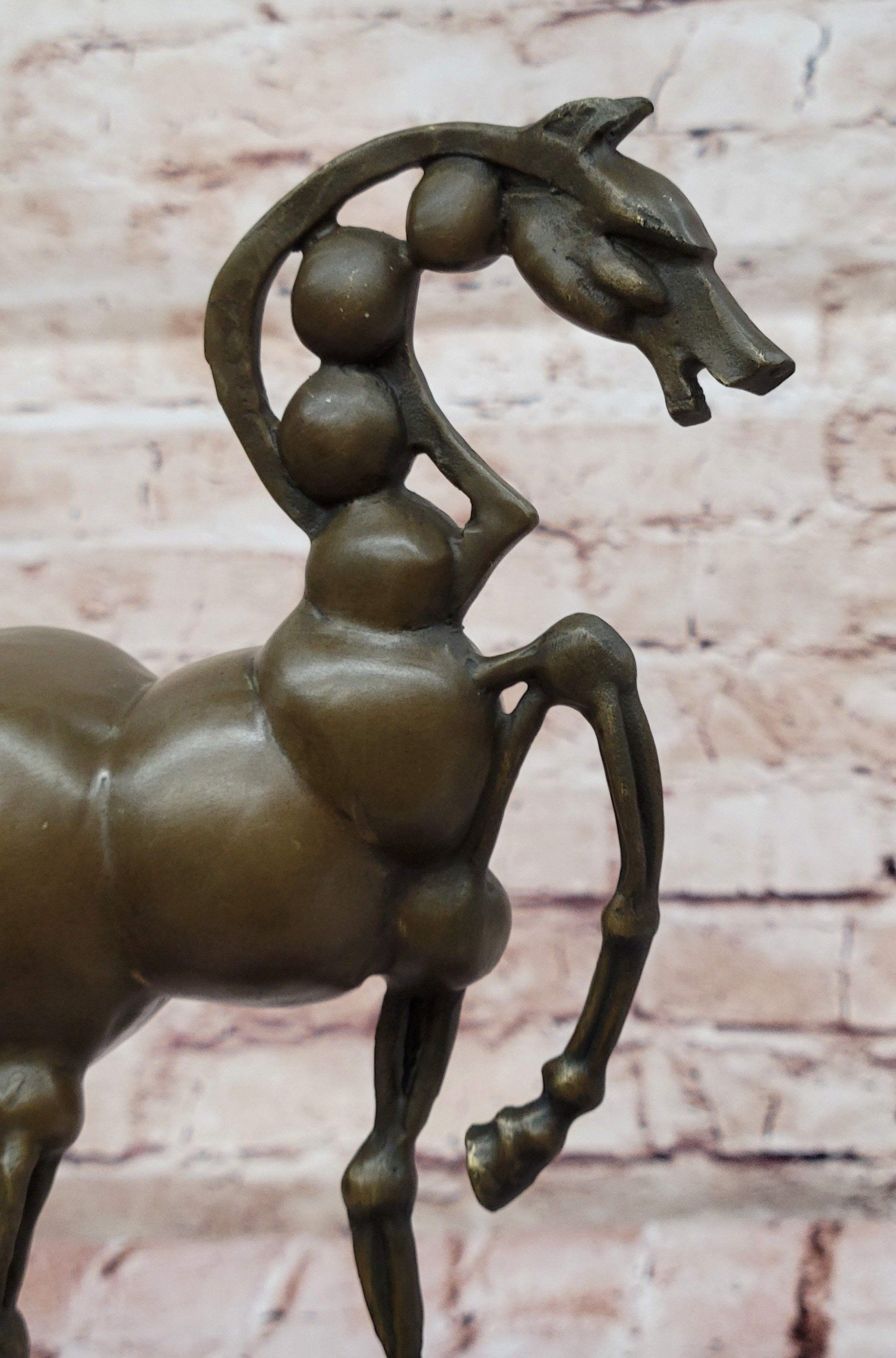 Surreal Abstract Horse Sculpture after Salvador Dali