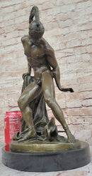 Achilles Hercules Leonidas Hoplite Warrior Bronze 14" X 10"