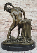 Achilles Hercules Leonidas Hoplite Warrior Bronze 14" X 10"