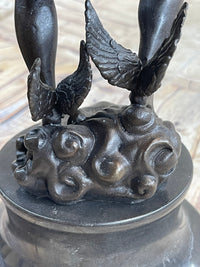 Mercury Hermes Giambologna Bronze Sculpture 11.5" x 12"