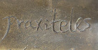 Poseidon Neptune Greek Roman God Nude Bronze Figure Sculpture Statue by Praxiteles