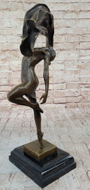 Aldo Vitaleh Dancing Girl Bronze Sculpture