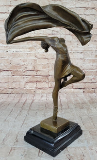 Aldo Vitaleh Dancing Girl Bronze Sculpture