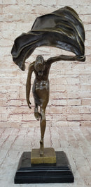 Aldo Vitaleh Dancing Girl Bronze Sculpture