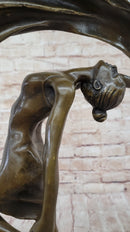 Aldo Vitaleh Dancing Girl Bronze Sculpture