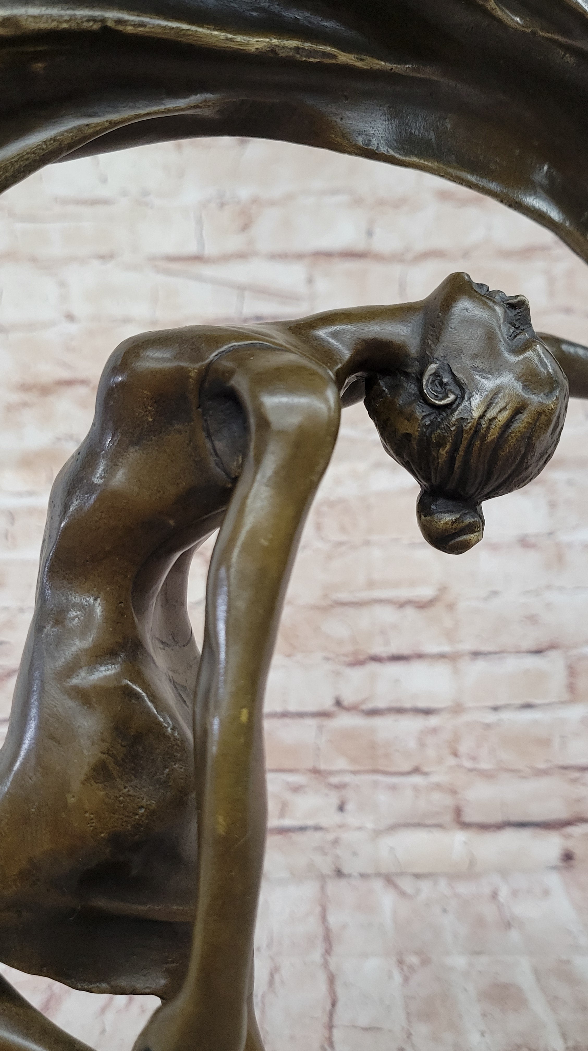 Aldo Vitaleh Dancing Girl Bronze Sculpture