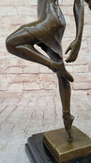 Aldo Vitaleh Dancing Girl Bronze Sculpture