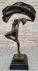 Aldo Vitaleh Dancing Girl Bronze Sculpture