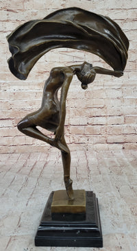 Aldo Vitaleh Dancing Girl Bronze Sculpture