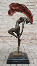 Vitaleh Abstract Color Patina Hot Cast Flag Dancer Bronze