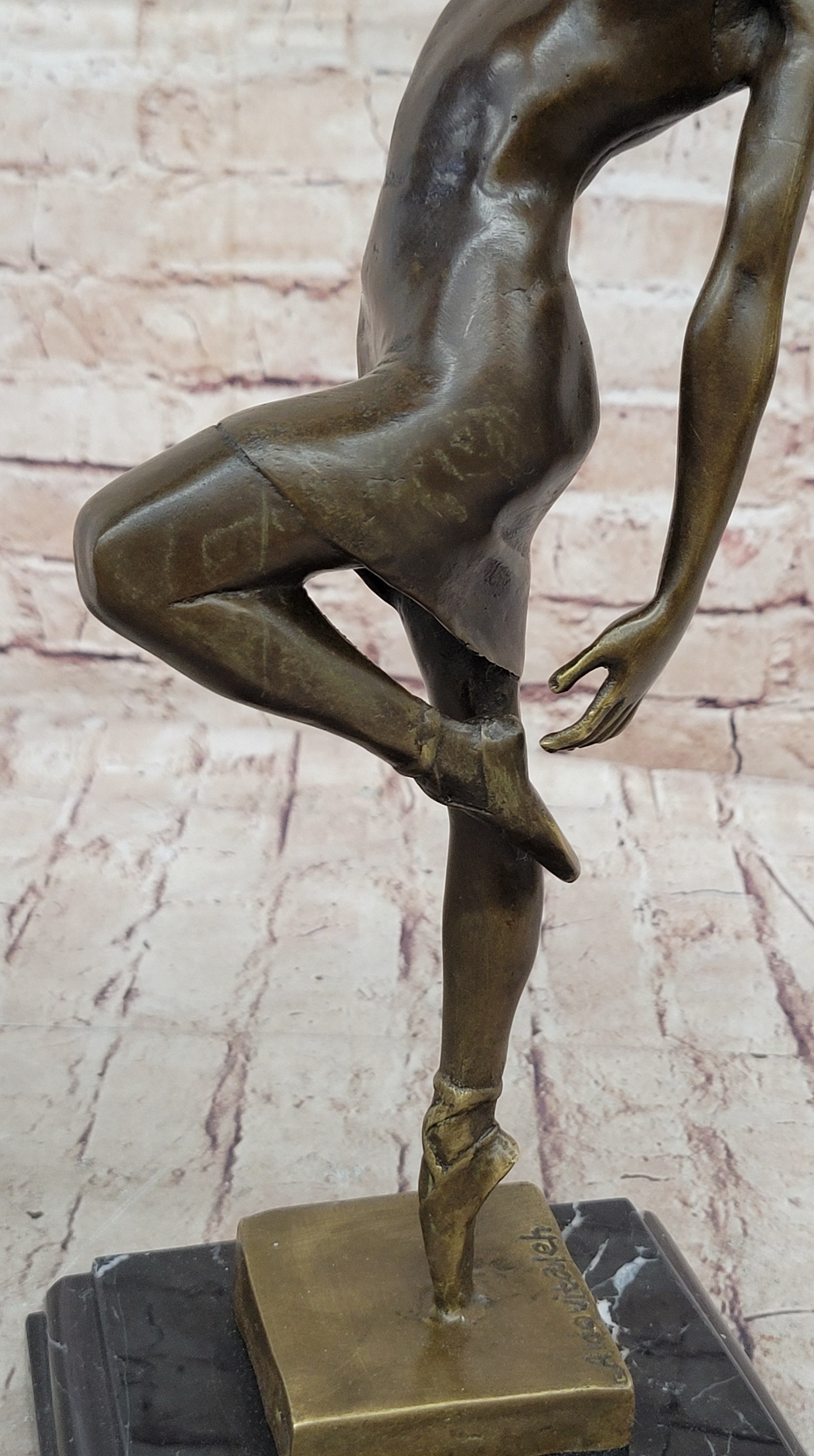 Vitaleh Abstract Color Patina Hot Cast Flag Dancer Bronze