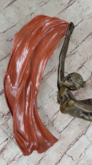 Vitaleh Abstract Color Patina Hot Cast Flag Dancer Bronze
