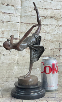 Bronze Ballerina Dancer Sculpture by Aldo Vitaleh