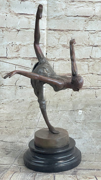 Bronze Ballerina Dancer Sculpture by Aldo Vitaleh