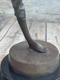 Bronze Ballerina Dancer Sculpture by Aldo Vitaleh