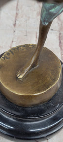 Hot Cast Bronze Dancer Girl w/ Green Patina - Aldo Vitaleh