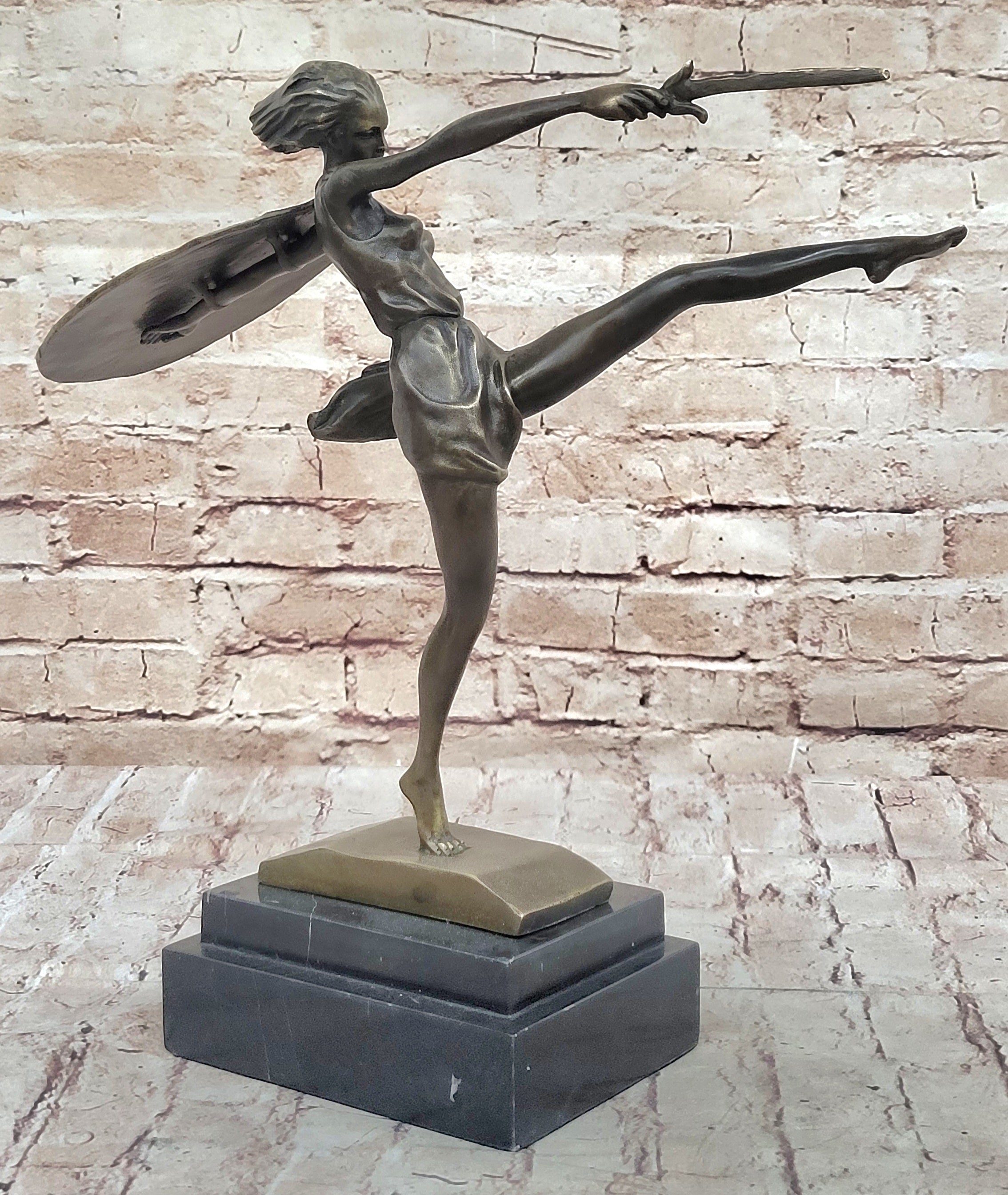 Amazonian Female Warrior Art - Bronze Sculpture by Bruno Zach