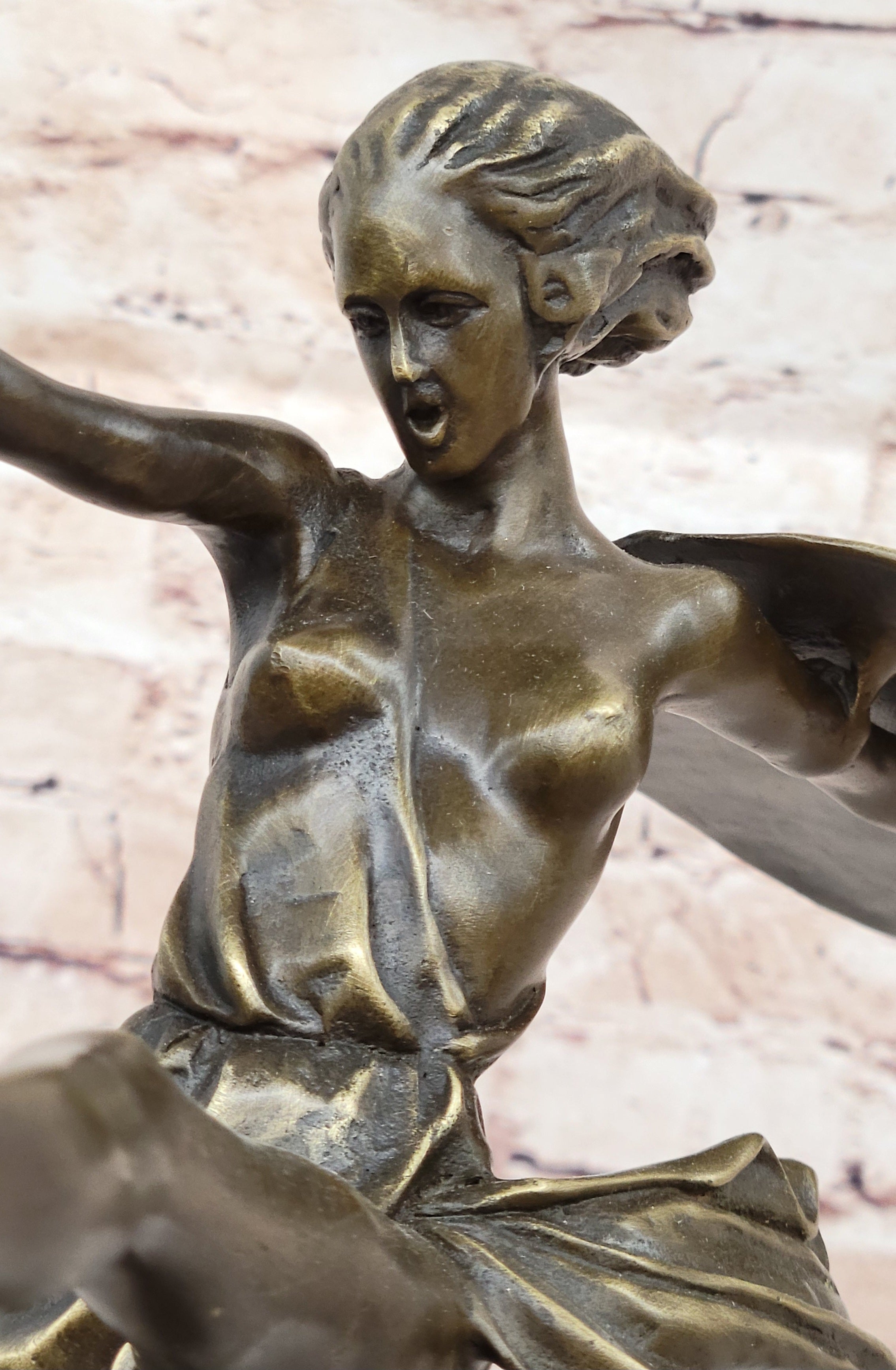 Amazonian Female Warrior Art - Bronze Sculpture by Bruno Zach