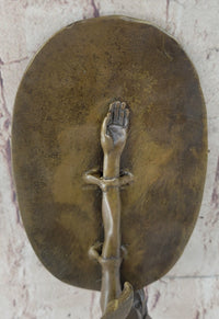 Amazonian Female Warrior Art - Bronze Sculpture by Bruno Zach