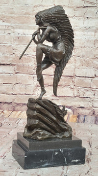 Native American Indian Woman Tribal Medicine Dance Shaman Bronze