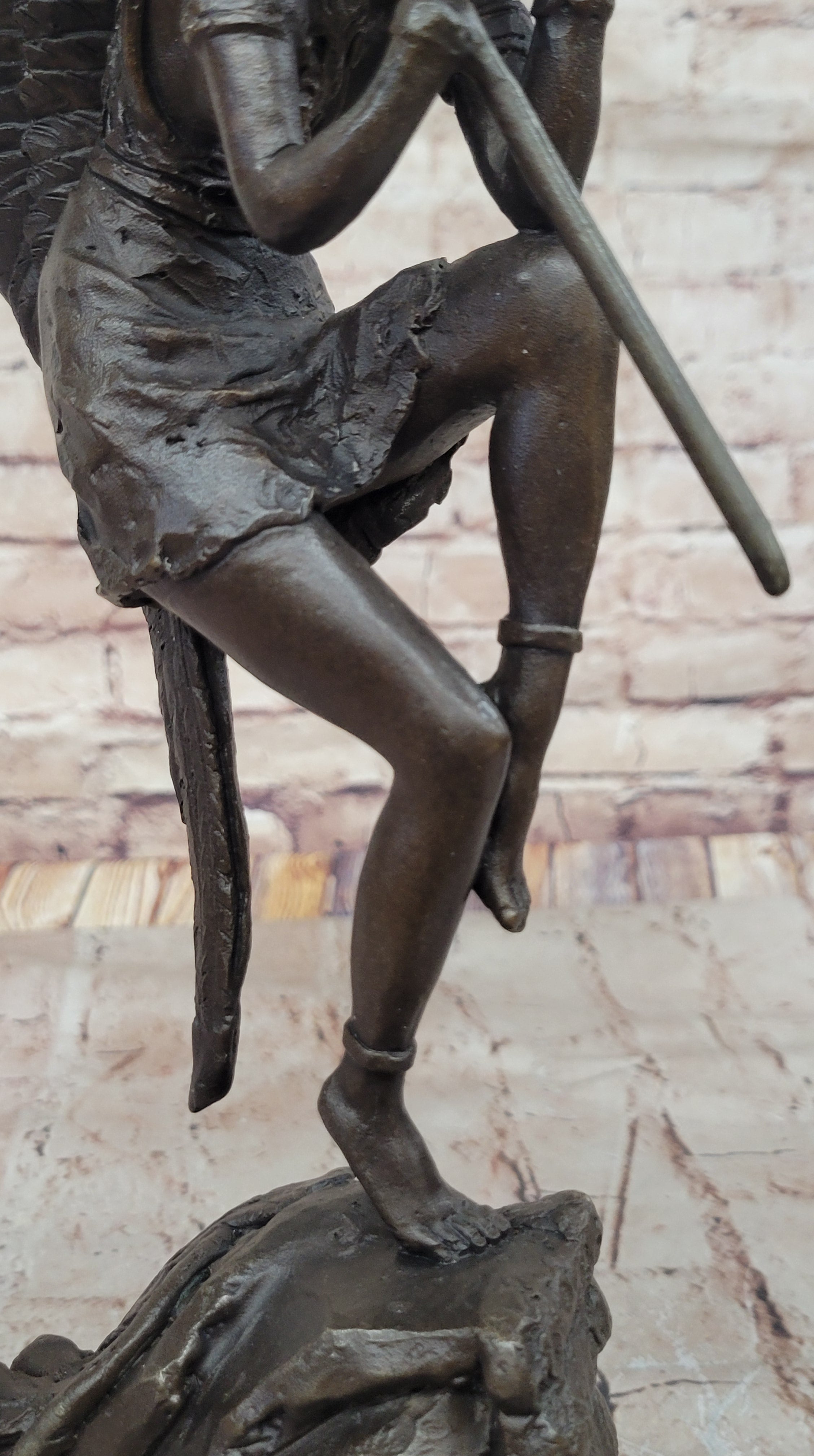 Native American Indian Woman Tribal Medicine Dance Shaman Bronze