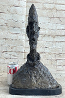 Bust of Diego by Alberto Giacometti Bronze Metal Brutalist Head