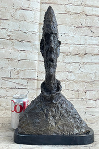 Bust of Diego by Alberto Giacometti Bronze Metal Brutalist Head