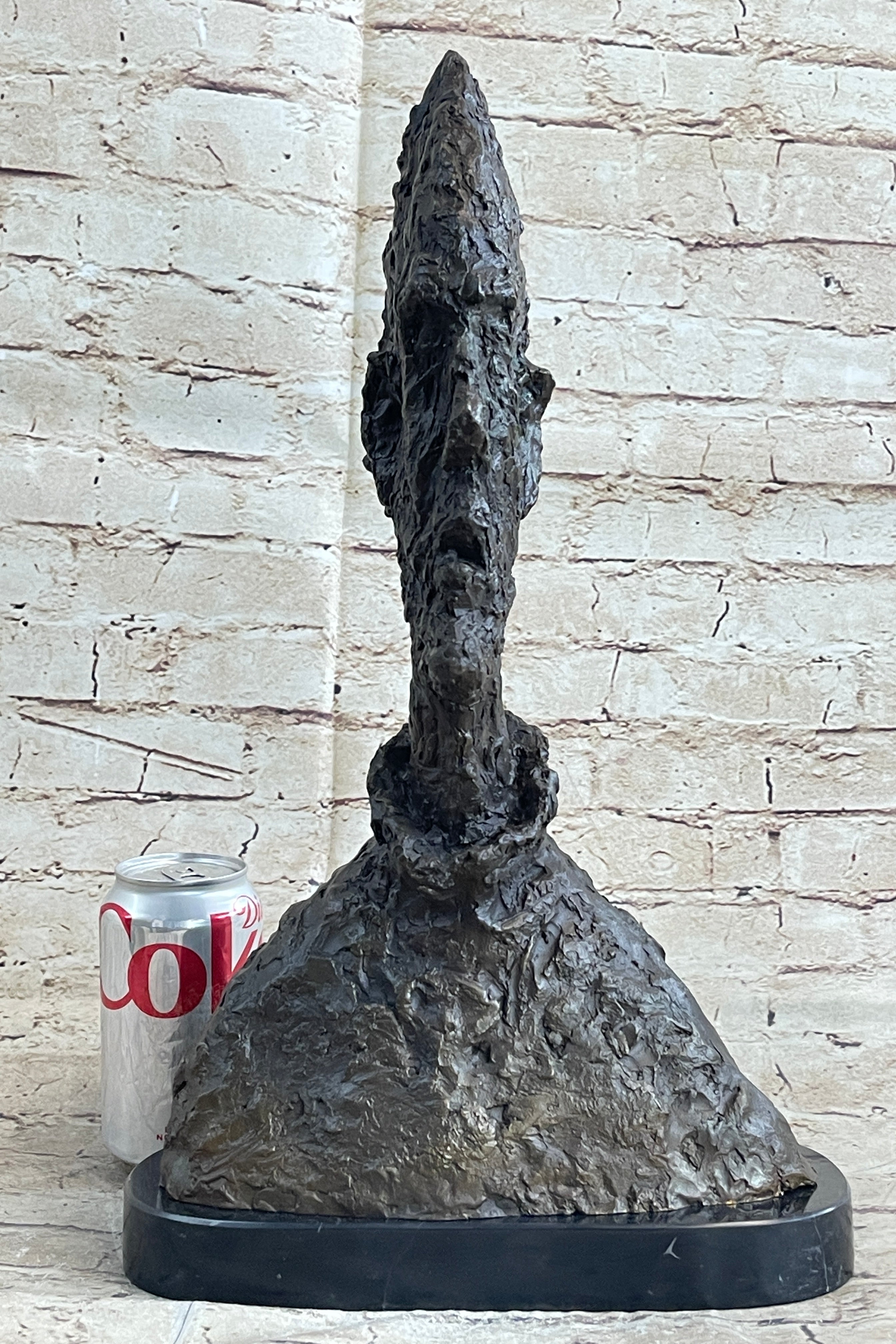 Bust of Diego by Alberto Giacometti Bronze Metal Brutalist Head